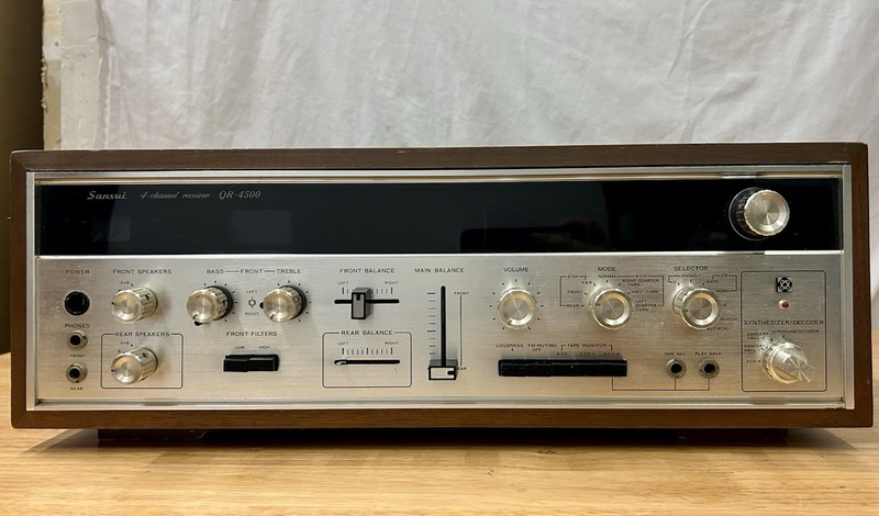 Sansui QR-4500 4 Channel AM/FM Quadraphonic Stereo Receiver – Great Condition!