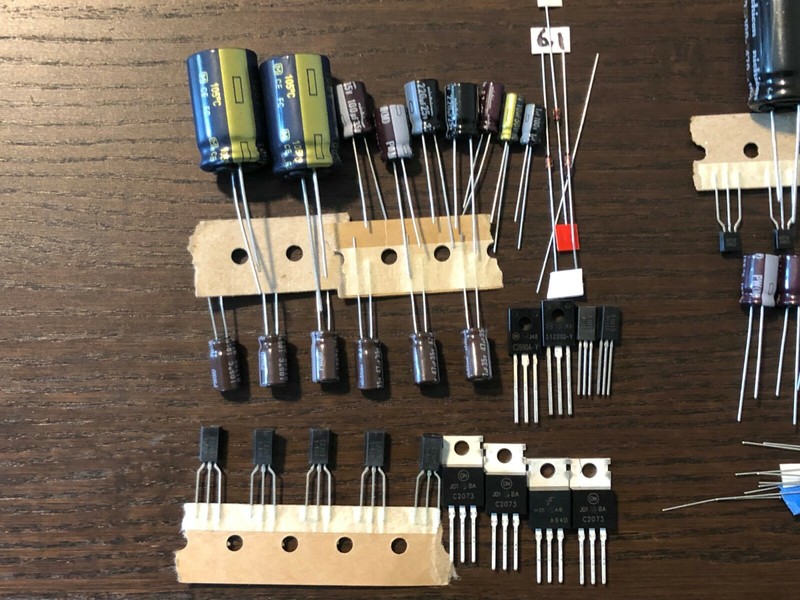 Pioneer SX-1050 Power Supply & Protection Recap Kit Capacitor Upgrade Rebuild gallery