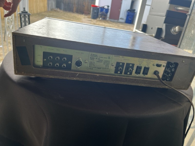 MGA SA-10 Vintage AM/FM Stereo Receiver Wood Case gallery