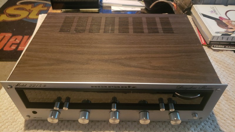 MARANTZ 2215B VINTAGE AM/FM STEREO, PHONO RECEIVER ,CLEANED, SERVICED. A+ gallery