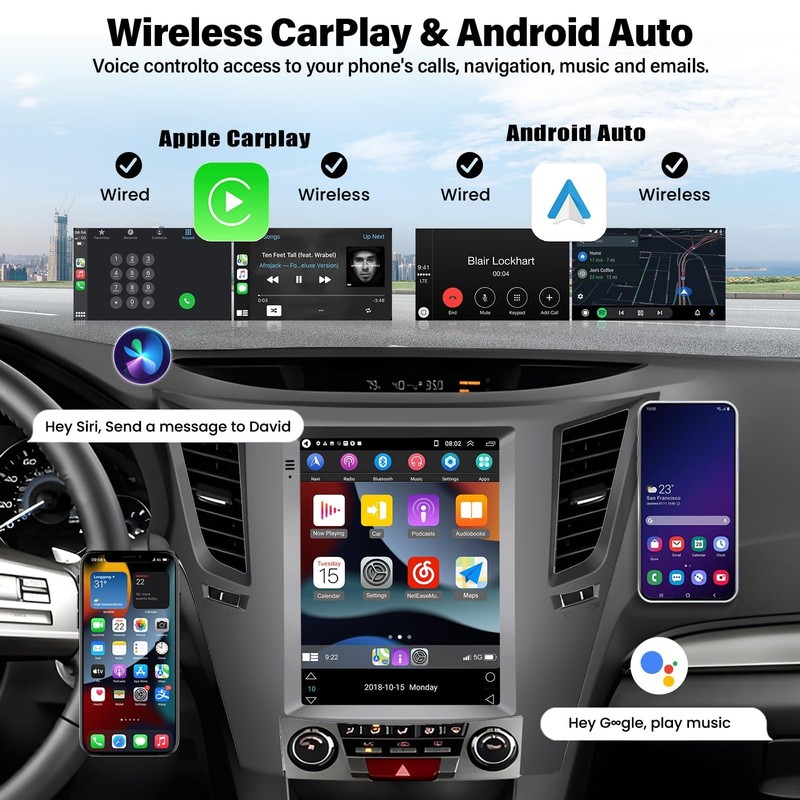 Unitopsci 2G64G Android Car Radio Stereo For Subaru Outback Legacy 2010-2014 gallery