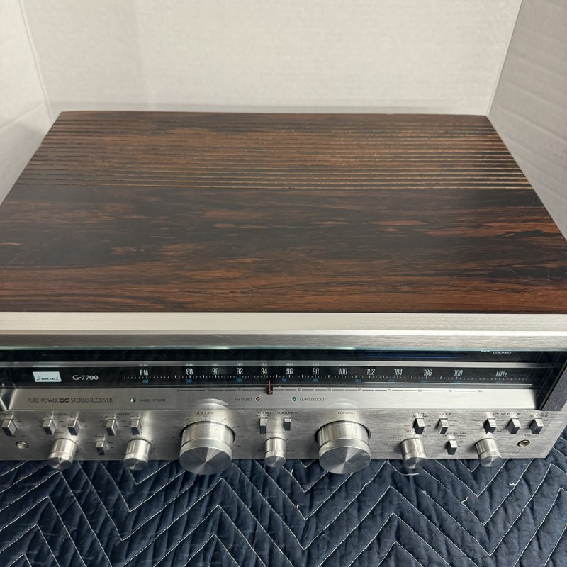 SANSUI G-7700 VINTAGE AM/FM STEREO RECEIVER - SERVICED - CLEANED - TESTED gallery