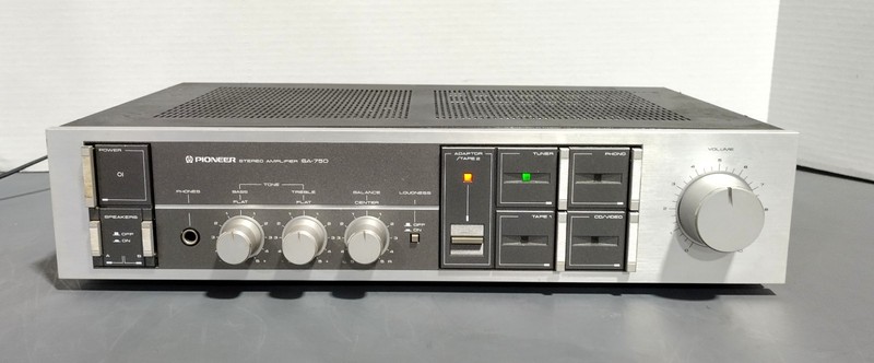 Pioneer SA-750 50W Per Channel 8Ω Stereo Integrated Amplifier – Power Tested