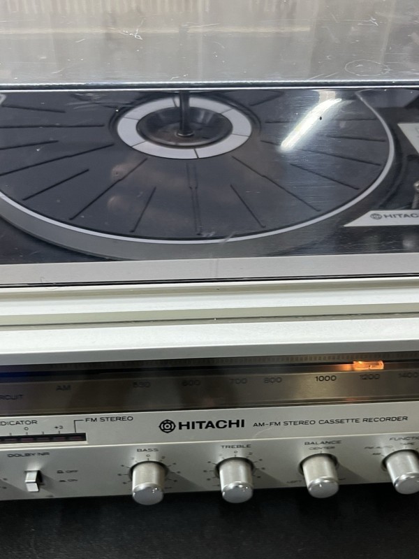 Hitachi SDT-9530H AM/FM Stereo Cassette Player Recorder Not Working For Parts gallery