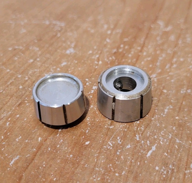 LAFAYETTE Stereo Receiver LR-500 TA Set of 4 Replacement KNOBS w/screws 1969 gallery