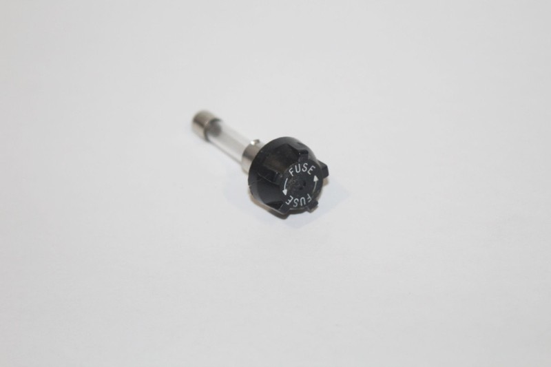 OEM Fuse Holder & 312 3AG 1.5A - Vintage Grommes Precision Receiver Amp 512 Part gallery