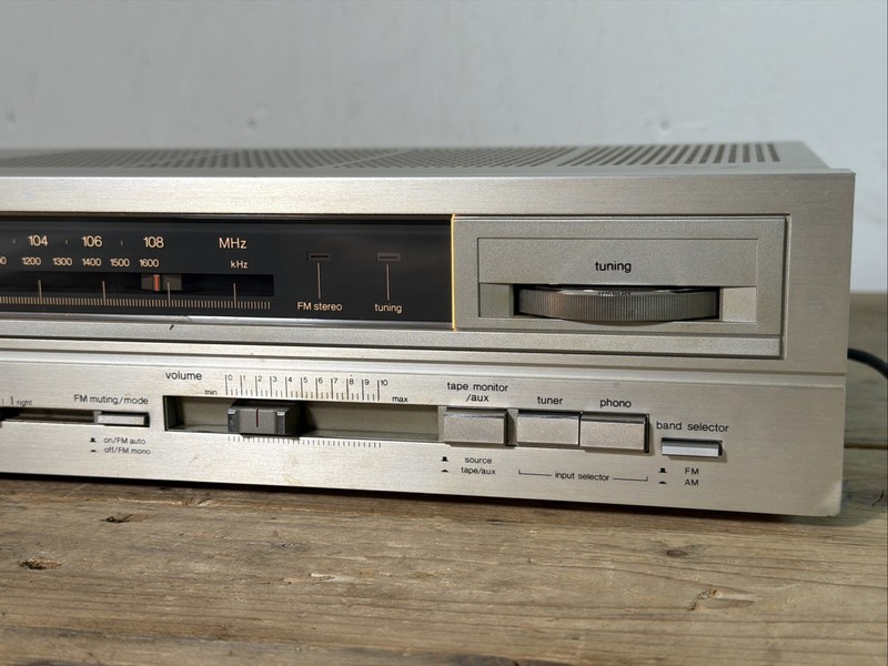 Technics SA-110 Stereo Receiver AM/FM Tuner Vintage 1980s Silver 120V Works Used gallery