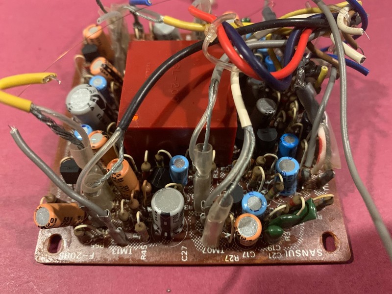 Sansui QRX-7500 Quad / Stereo Receiver - F-2085 Equalizer and CD-4 Circuit Board gallery