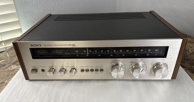 Sony STR-3800 AM/FM Stereo Receiver Vintage 70s Untested Parts As Is
