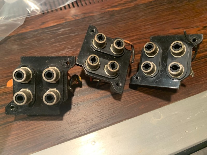 Marantz 2226B Stereo Receiver Parting Out – Set of 3 RCA Jack Assemblies