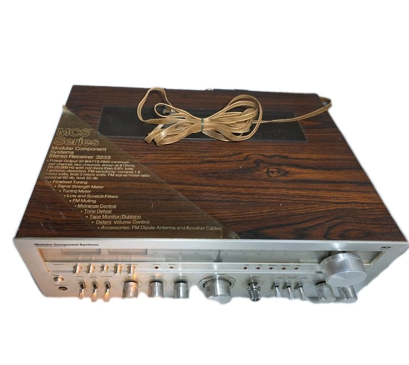 MCS Modular Component Systems AM/FM Tuner Stereo Receiver 3233 - Works-Read! gallery