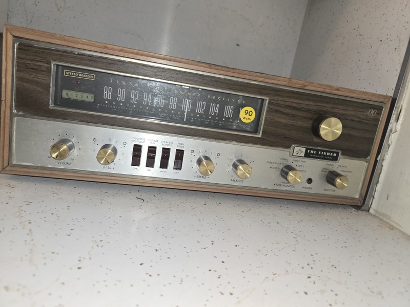 Vintage The Fisher 500-T FM Stereo Receiver, Transistor Series. SHOWN WORKING gallery