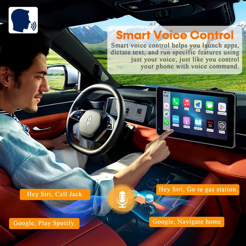 Thybro Wireless Apple Carplay Dash Cam 7 Carply Screen For Car Backup Camera - gallery