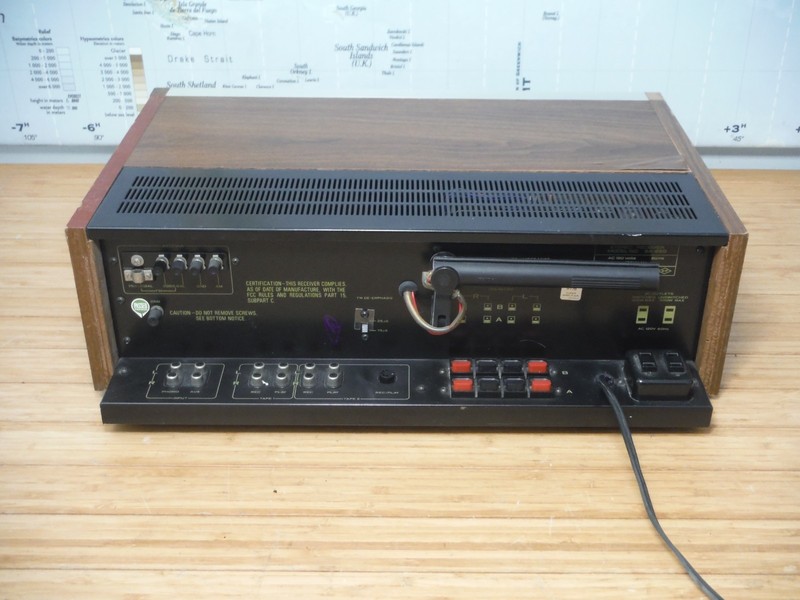 Vintage Pioneer SX-650 AM/FM Stereo Receiver Silver Face for parts or repair gallery