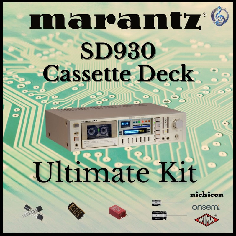 Marantz SD930 Cassette Deck Ultimate Upgrade Kit Genuine Parts Restoration