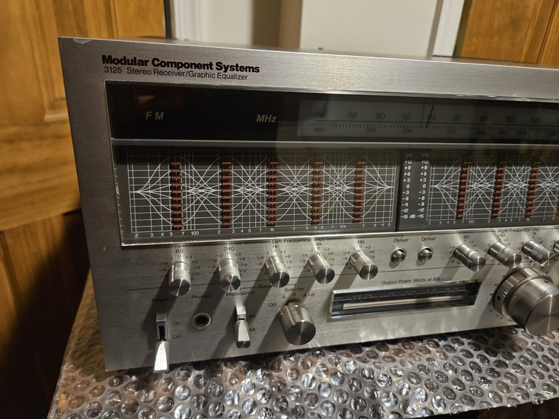 MODULAR COMPONENT SYSTEMS MCS 3125 STEREO RECEIVER/EQUALIZER - 125WPC gallery