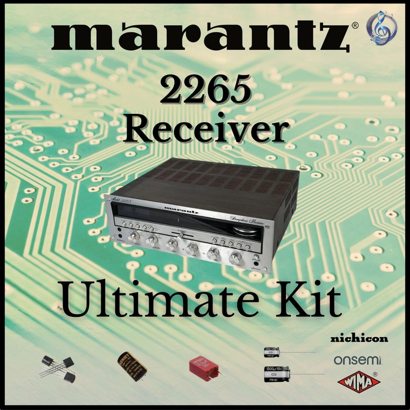 Marantz 2265 Receiver Ultimate Upgrade Kit Genuine Parts Restoration
