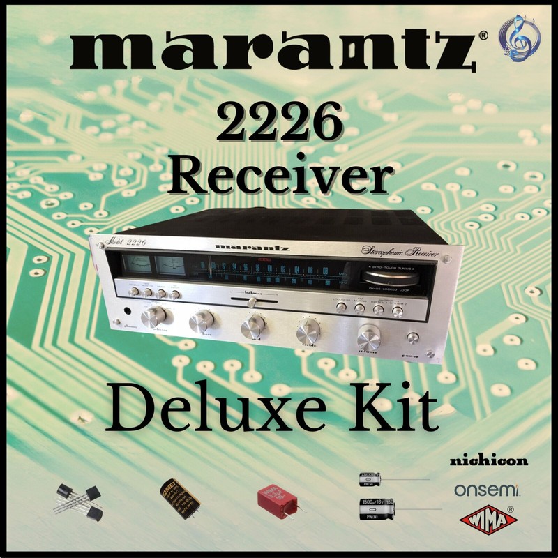 Marantz 2226 Deluxe Upgrade Kit Genuine Parts Restoration Guarantee