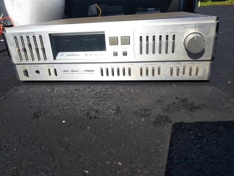 FISHER RS-280 Digital Synthesizer VINTAGE STEREO RECEIVER – TESTED WITH ANTENNA