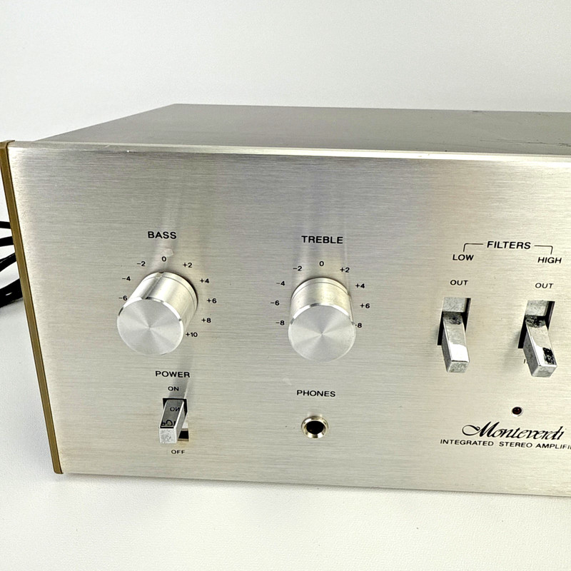 Vintage Monteverdi H-318 Integrated Stereo Amplifier. Works but needs Service gallery
