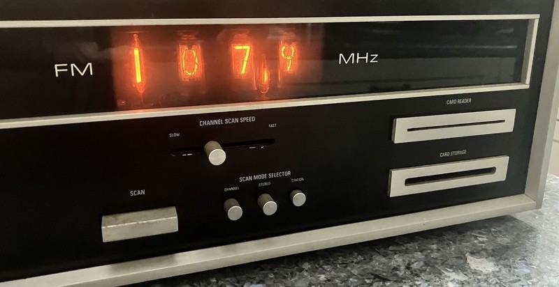 Very Rare Scott Stereomaster 433 Digital Stereo FM Tuner with Nixie Tube Display gallery