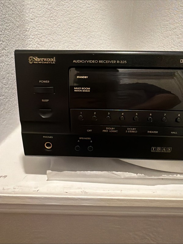 Vintage Sherwood R-325 5.1 Channel Pro Logic Stereo Receiver w Phono. See Video! gallery