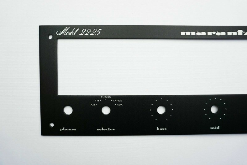 New! Marantz 2225 Receiver Front Panel Faceplate (Face Plate) Black gallery