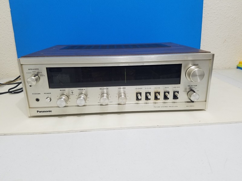 Vintage Panasonic FM/AM Stereo Receiver SA-5500 Tested Works GREAT
