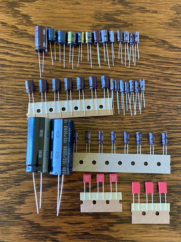 Toshiba SA-725 Complete Rebuild Kit High-Quality Receiver Recap Set