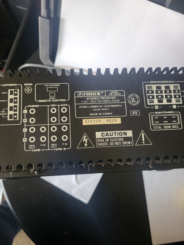 Vintage Fisher RS9040 Receiver RS 9040 Studio Standard gallery
