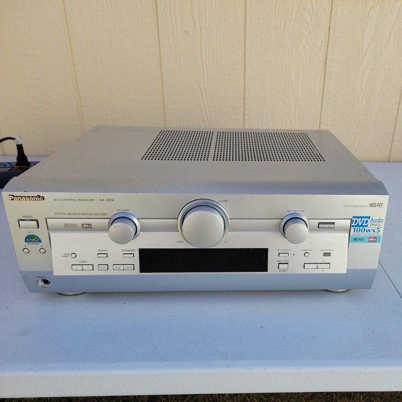Vintage Panasonic AV Control Receiver SA-HE9 – No Remote