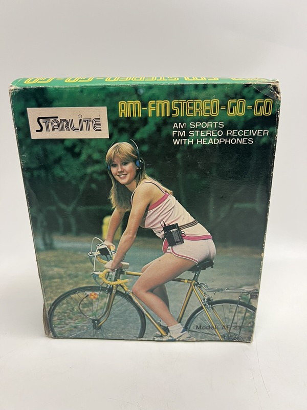 Vintage Starlite  AM/FM Stereo GO-GO in Original Box, BRAND NEW Condition