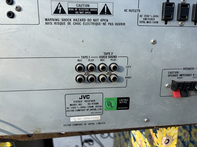 Vintage JVC Computer Controlled Receiver, Model RX-R76 All Works Sony Surround gallery