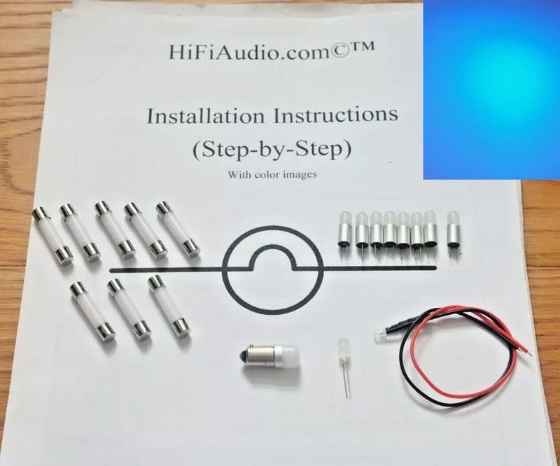 Marantz 4270 TITANIUM ICE BLUE upgrade bulbs lights LED lamps FULL Set kit