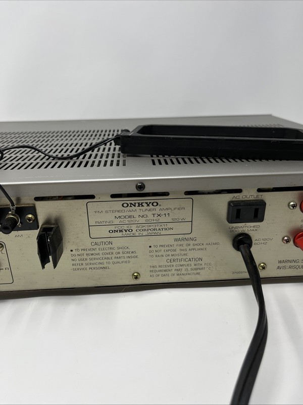 Onkyo TX-31 Servo Locked FM Stereo / AM Tuner Amplifier - Untested gallery
