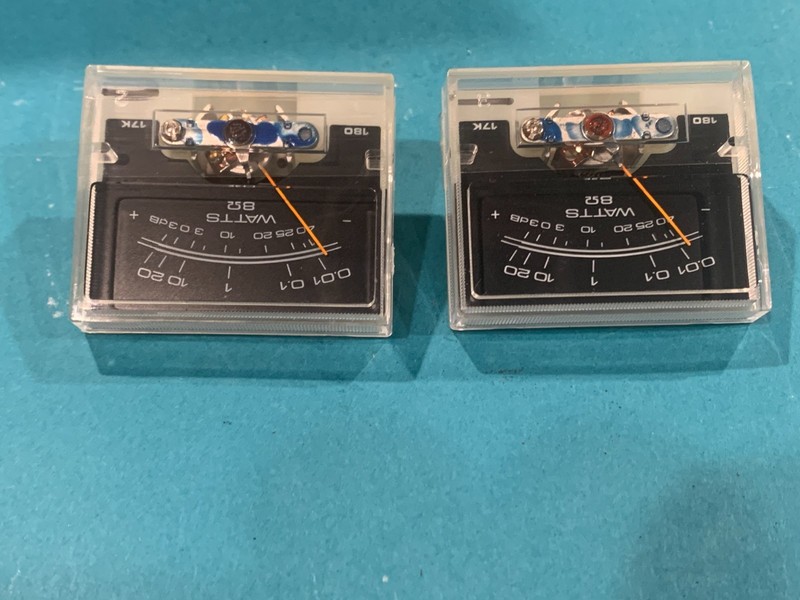 Pioneer SX-590 Stereo Receiver Parting Out – Pair of Power Meters