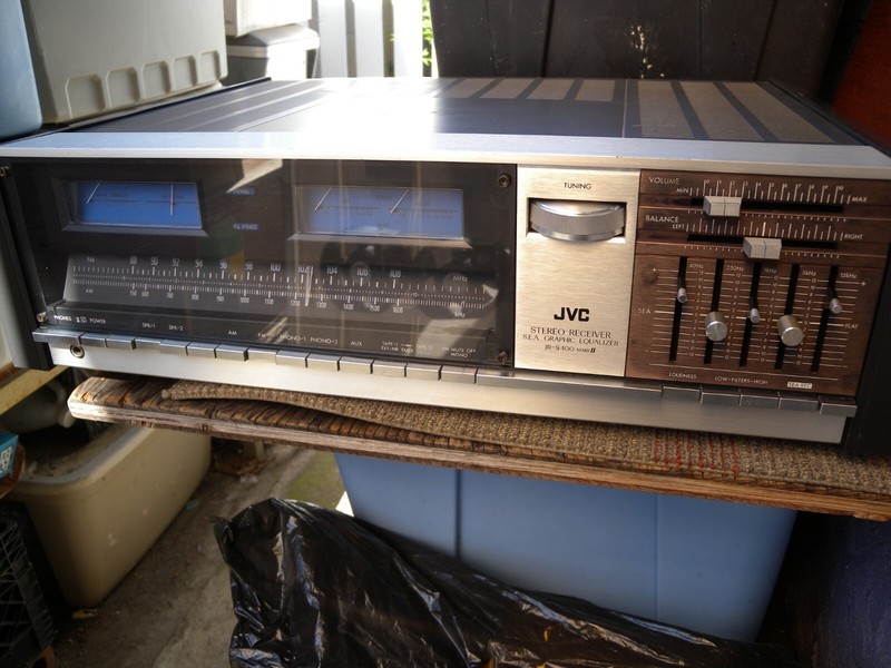JVC solid state receiver. JR-S400 MARK II great worked condition. Japan.