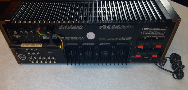 SANSUI G-7500 Vintage AM/FM Stereo Receiver 180 Watt Working Condition gallery