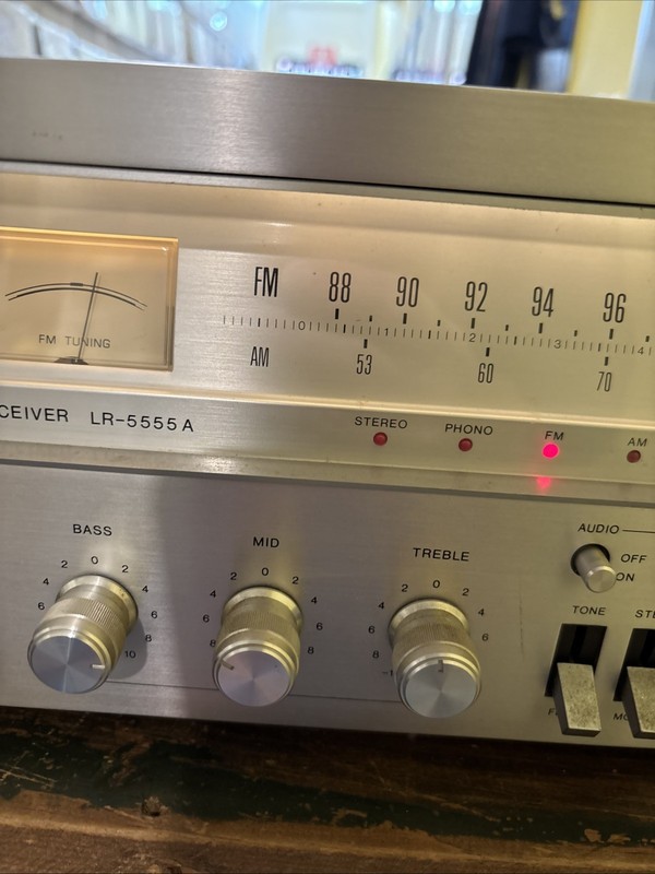 LAFAYETTE VINTAGE LR-5555A 55 WATT 8 OHM AM FM STEREO RECEIVER AMPLIFIER gallery