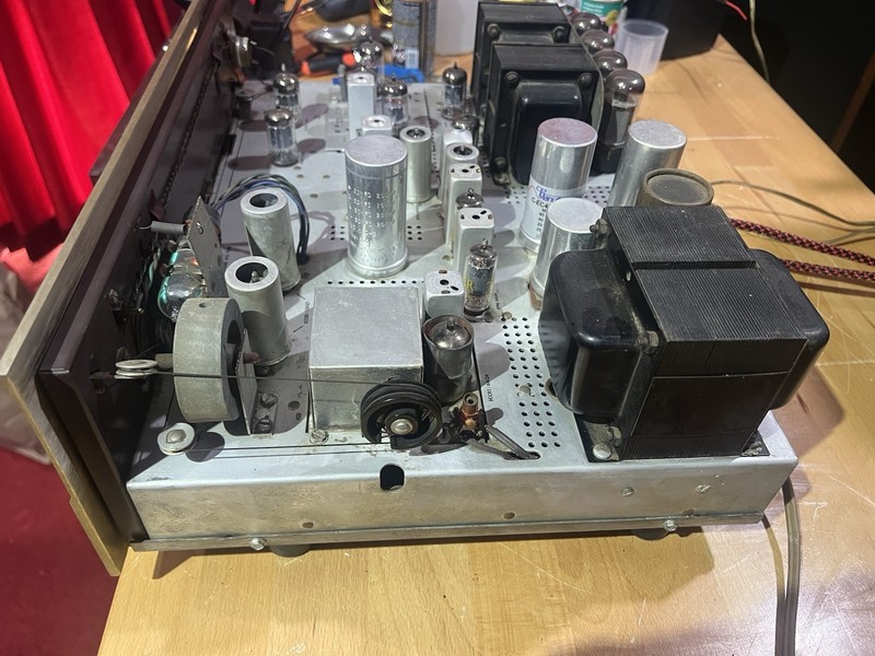 The Fisher 500B 7591 Tube Stereophonic Receiver, been serviced gallery