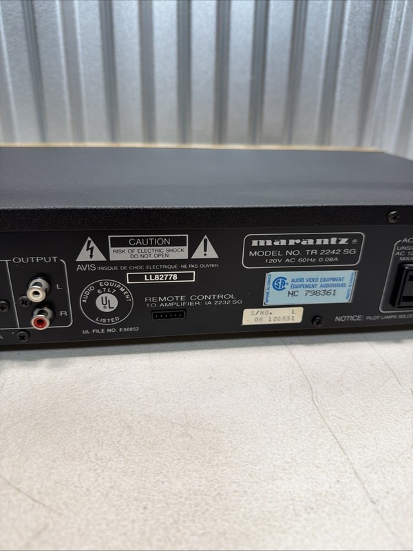 Marantz TR 2242 SG Tuner Collector’s Edition Series AM/FM Gold - Working! gallery