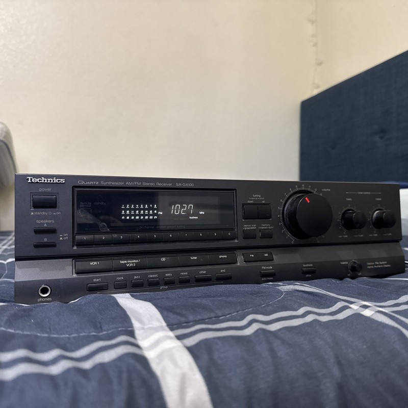 Vtg Technics SA-GX100 Quartz Synthesizer AM/FM Stereo Receiver WORKS