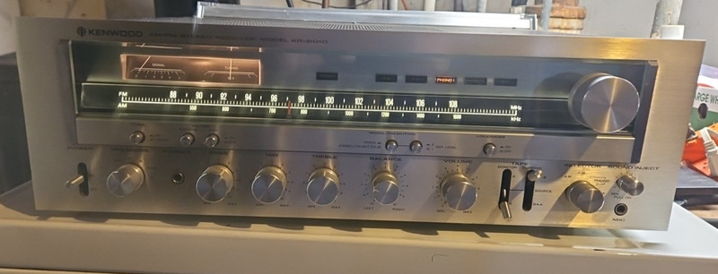 Kenwood Stereo Receiver Model KR-8010-TESTED AND WORKING