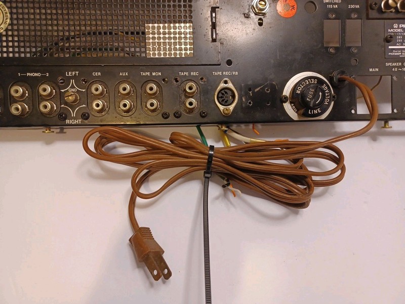 PIONEER SX-1000TW RECEIVER BACK PLANE PANEL FOR PARTS gallery