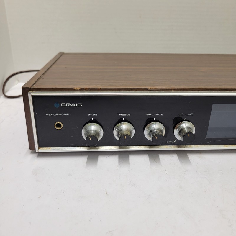 Vintage Craig 1505 AM FM Stereo Receiver Amplifier Home Audio Parts Only gallery