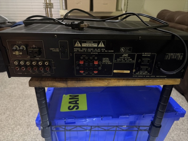 Vintage JVC RX-212 Stereo Receiver- Working - No Remote gallery