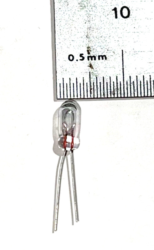 10 Grain of Wheat Bulbs 12-13.8v/Vintage Stereo Indicator Lamp Bulb 3mm diameter gallery