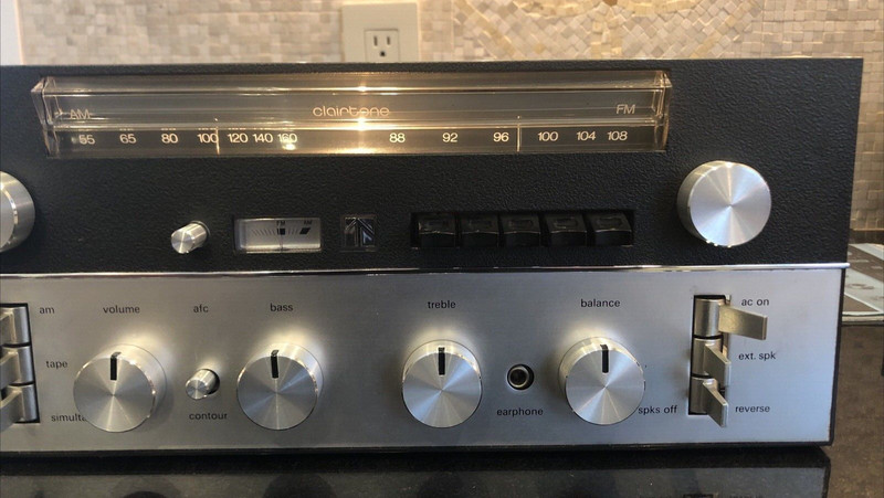 Clairtone T 114 Stereo AM/FM Stereo Receiver Manual Perfect Working Condition gallery