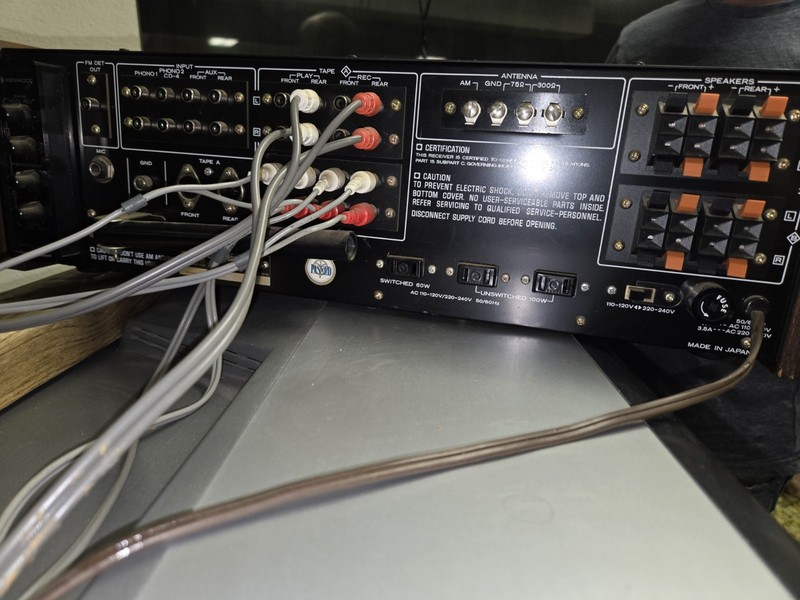 Vintage Kenwood KR 9940 Four Channel Receiver Works Great gallery