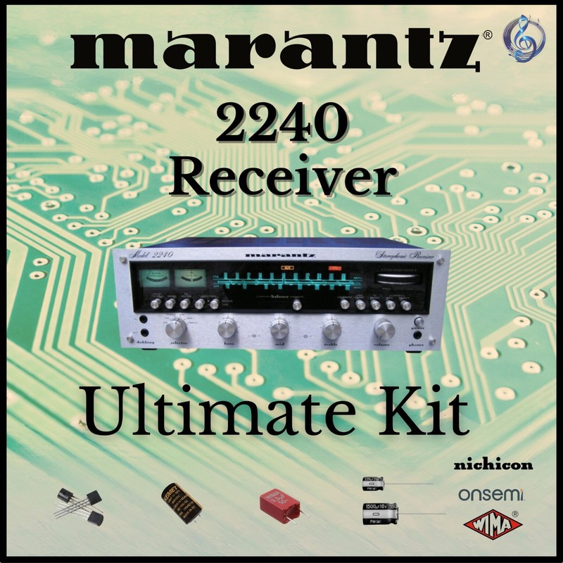 Marantz 2240 Receiver Ultimate Upgrade Kit Genuine Parts Restoration
